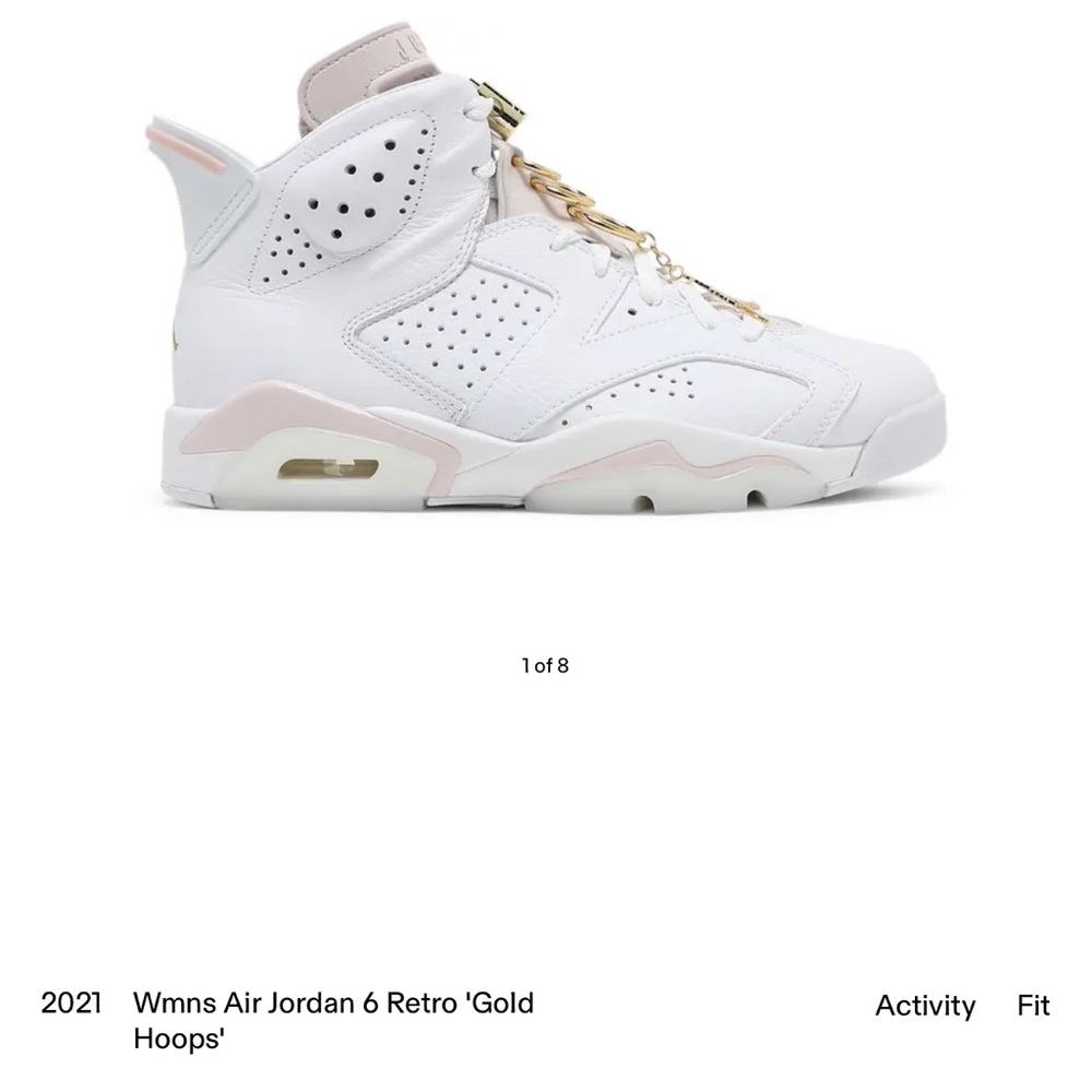 Jordan Women's Air Jordan 6 Retro - White and Gold